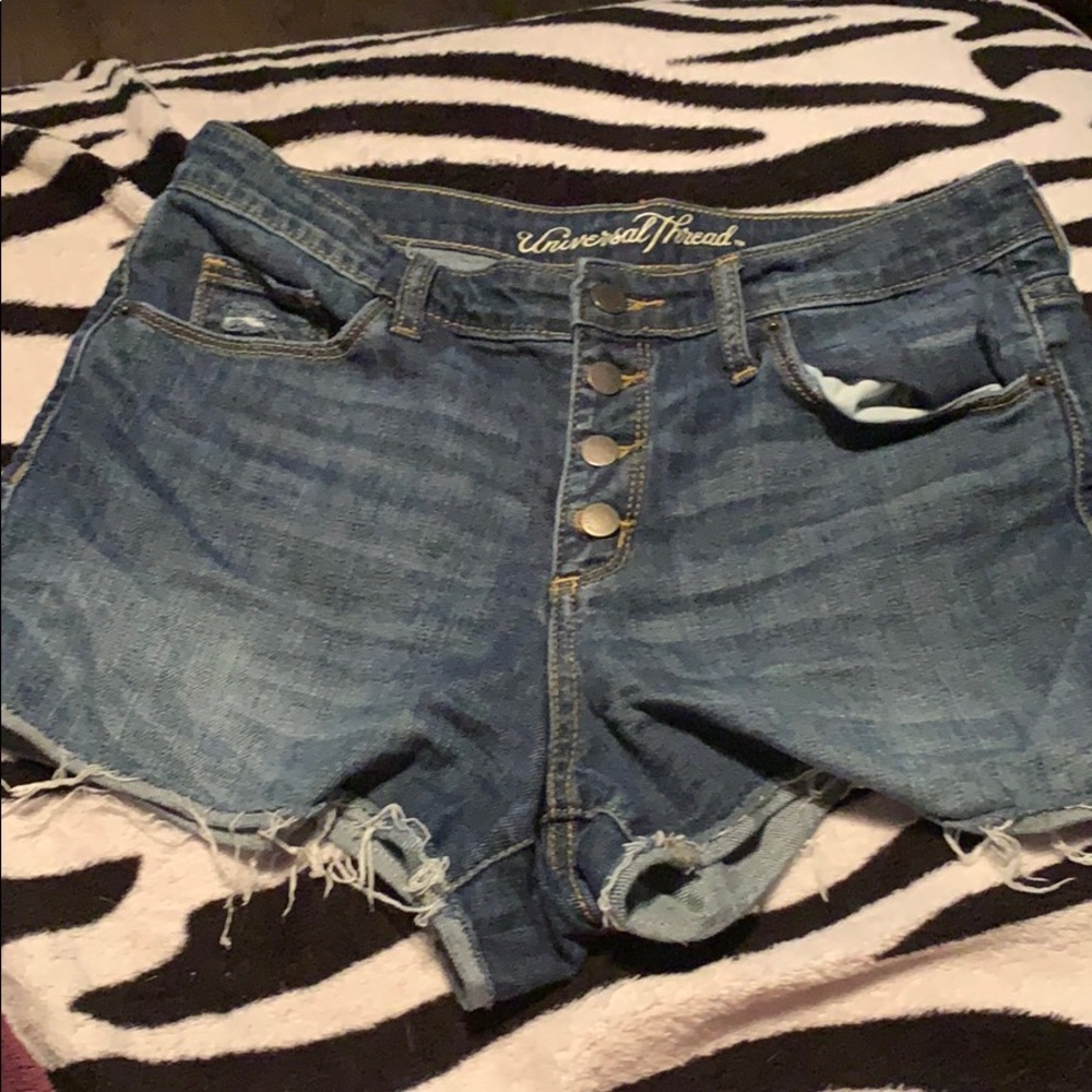 High rise shorts, size 6, barely worn.